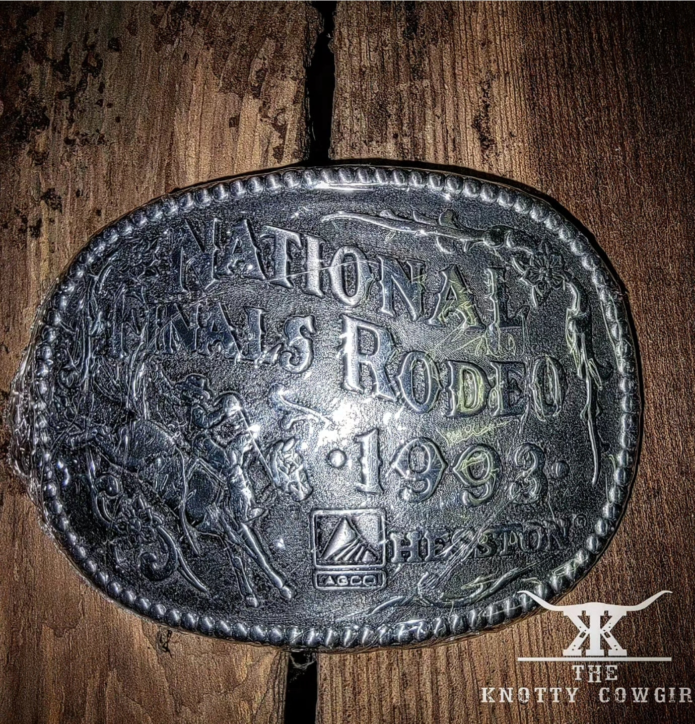 1993 Hesston NFR Belt Buckle