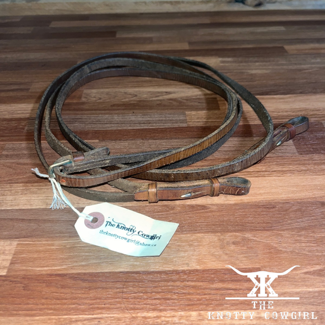 Super thin Leather English Reins