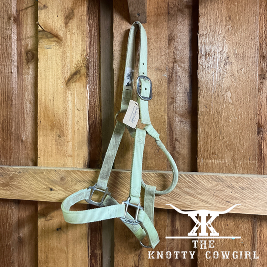 Weaver Light Green Nylon Halter