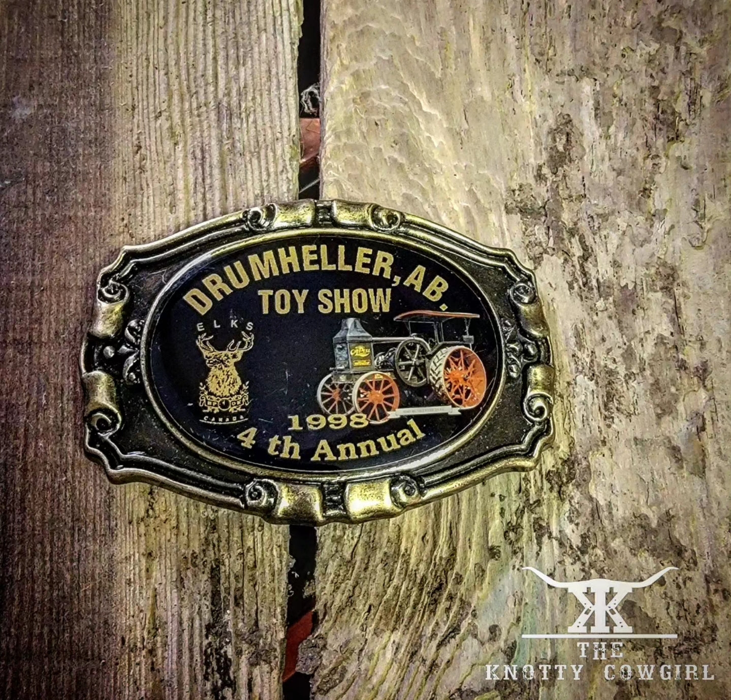 Drumheller Toy Show Belt Buckle