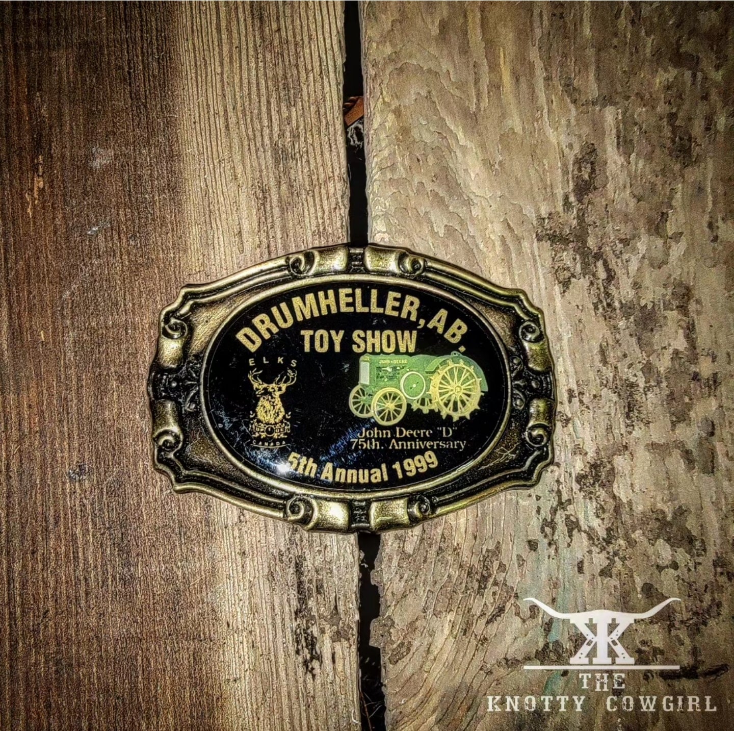 Drumheller Toy Show Belt Buckle