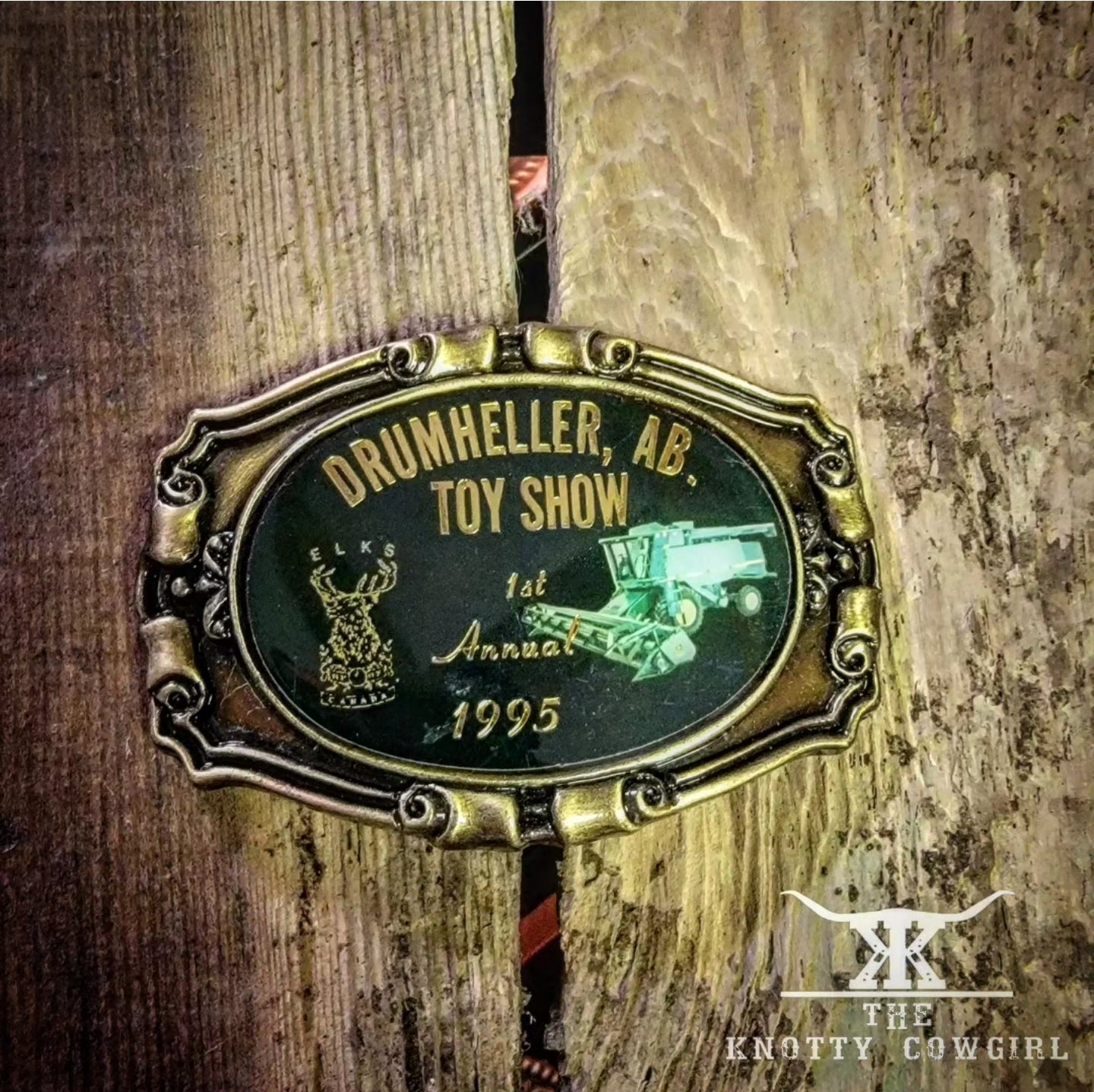 Drumheller Toy Show Belt Buckle