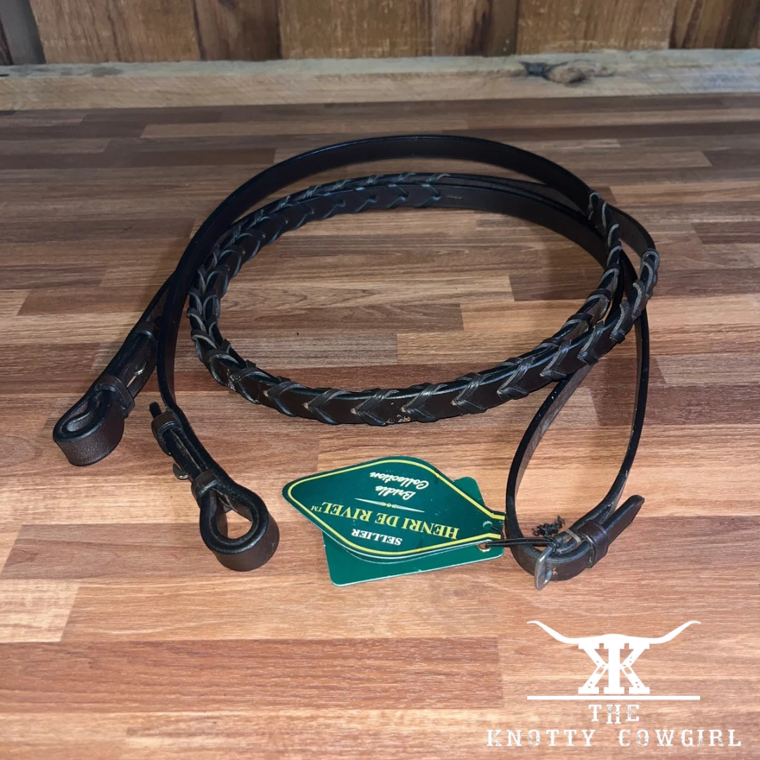 HDR XLong Laced Havana English Reins