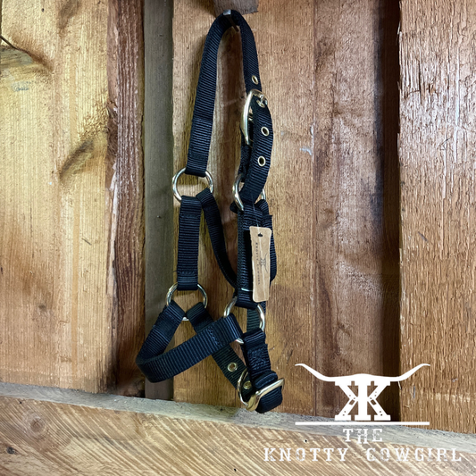 Blk Hamilton Llama Halter