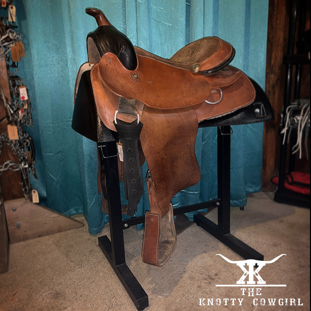 NN Blk/Brown Western Saddle