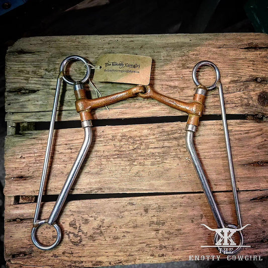 5" Jacks LONG SHANK  SWEET IRON SNAFFLE BIT