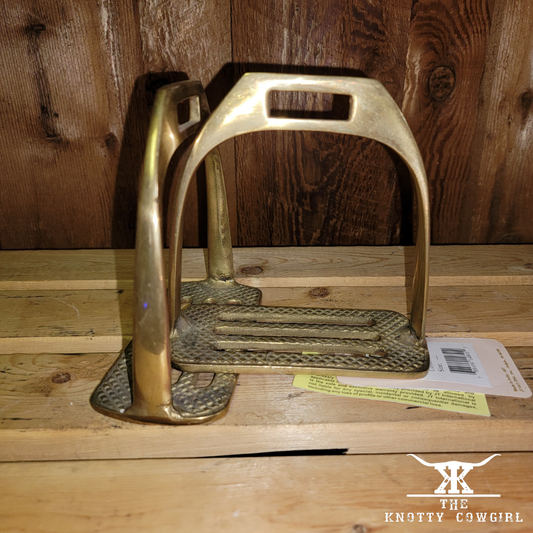 Australian Outrider English Brass Stirrups