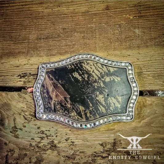 Blingy Camo Belt Buckle