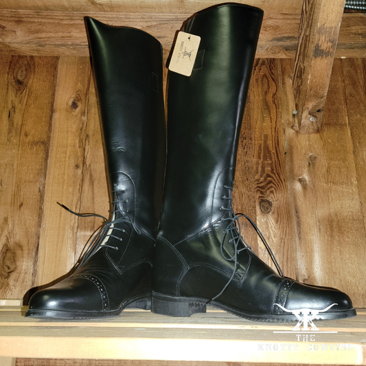 Sz 9W Cavalier Wide Calf Cuff Field Boots