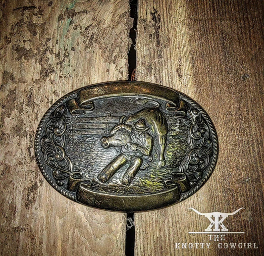 Chambers Steer Wrestling Belt Buckle