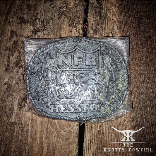 1983 Hesston NFR Belt Buckle