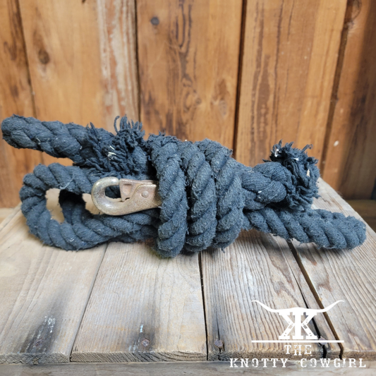 Thick Blk Nylon Lead Rope