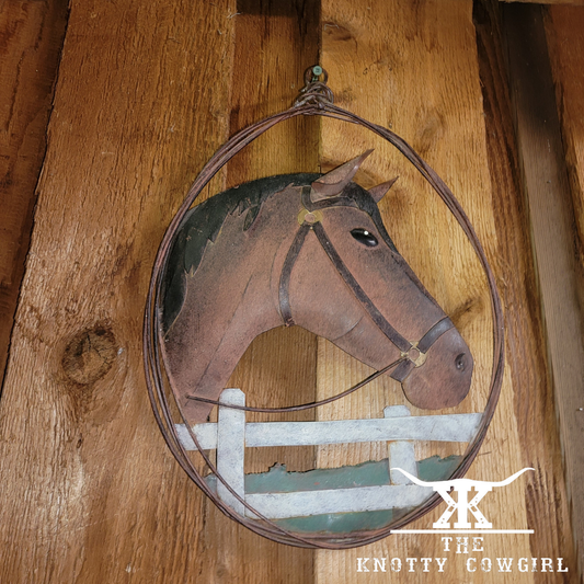 Metal Horse Head Hanger