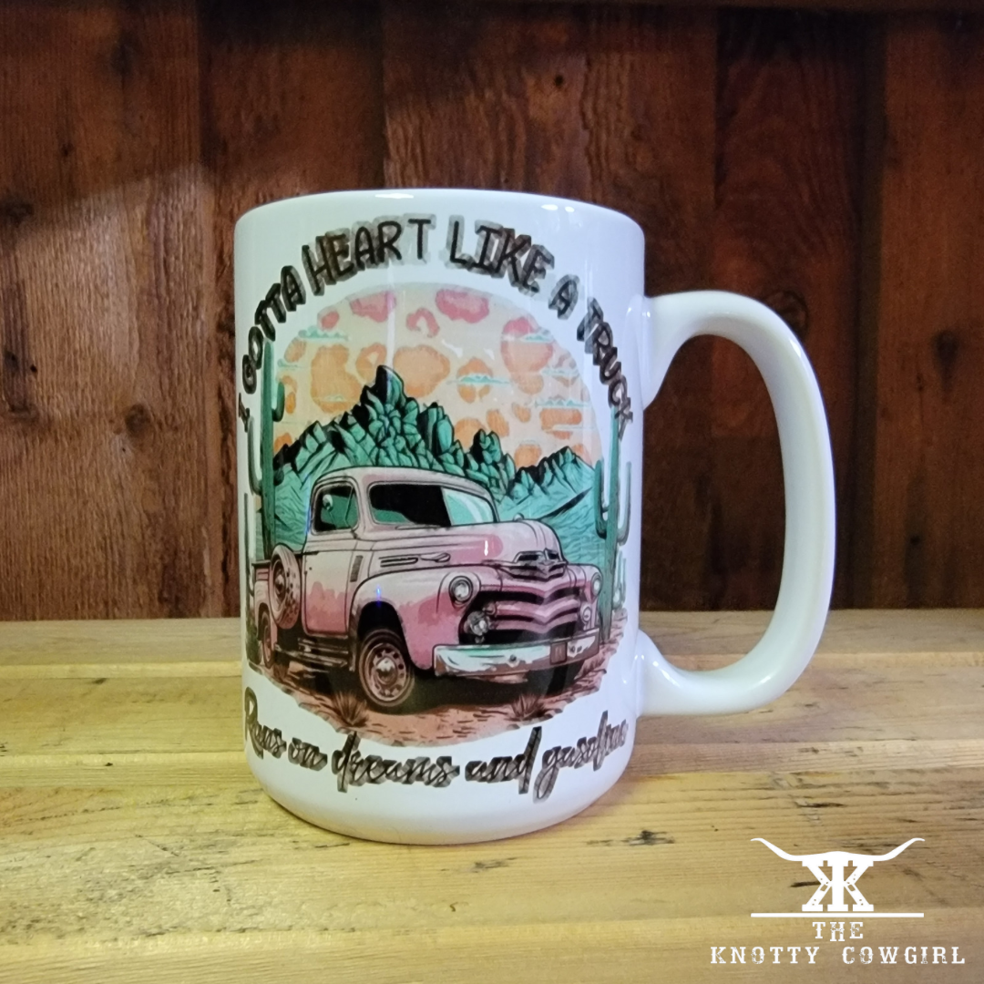 15 oz Heart like a Truck Mug